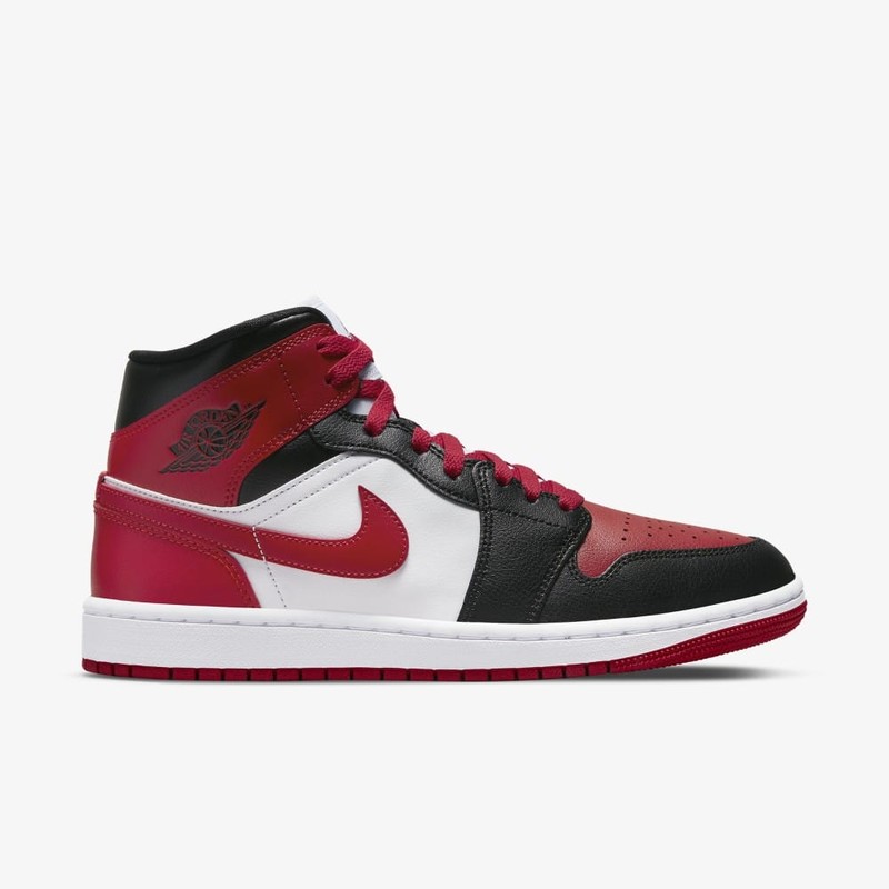 Air Jordan 1 Mid Bred Toe BQ6472 079 Grailify